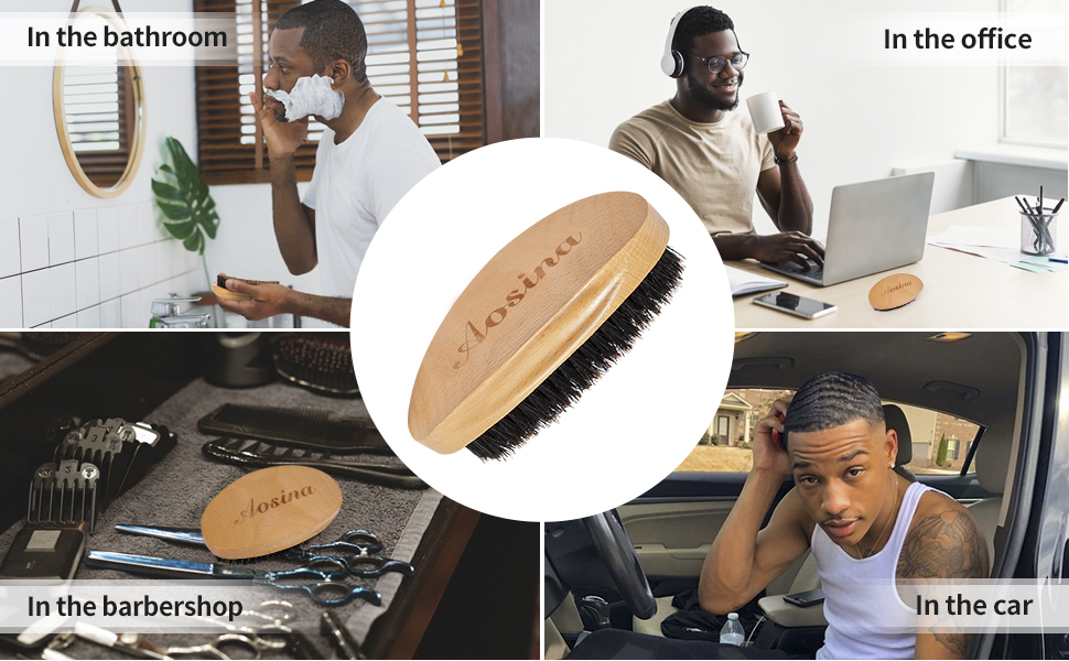travel size hair brush for men and women