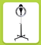 SalonPro Orbiting Halo Compact Infrared Hair Color Processor & Dryer w/Rolling Base (Black)