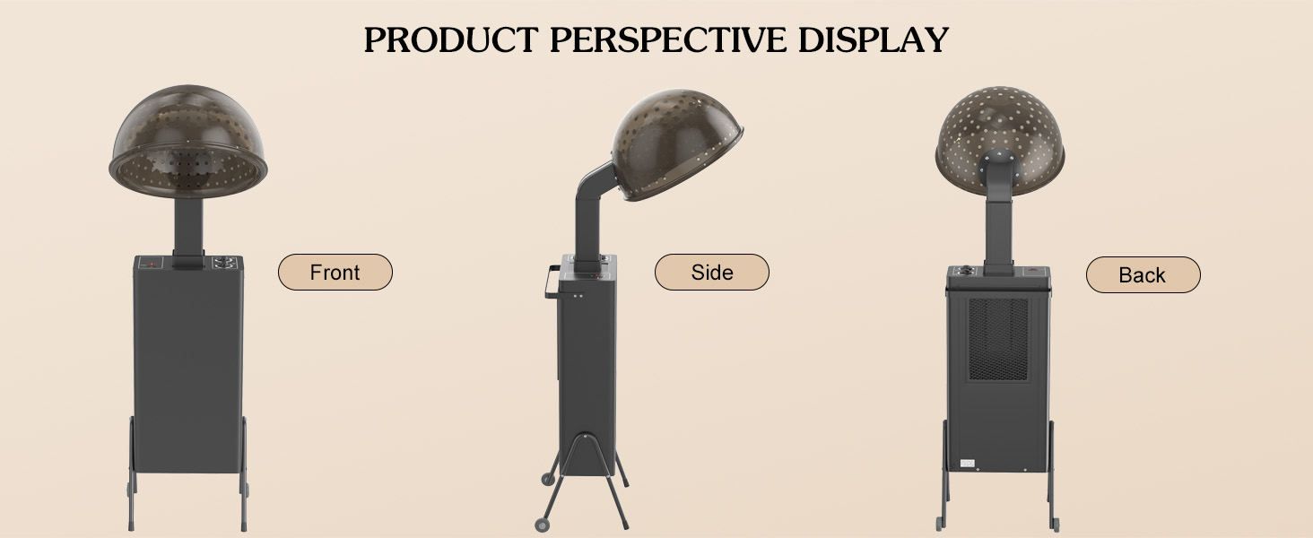 hooded hair dryer