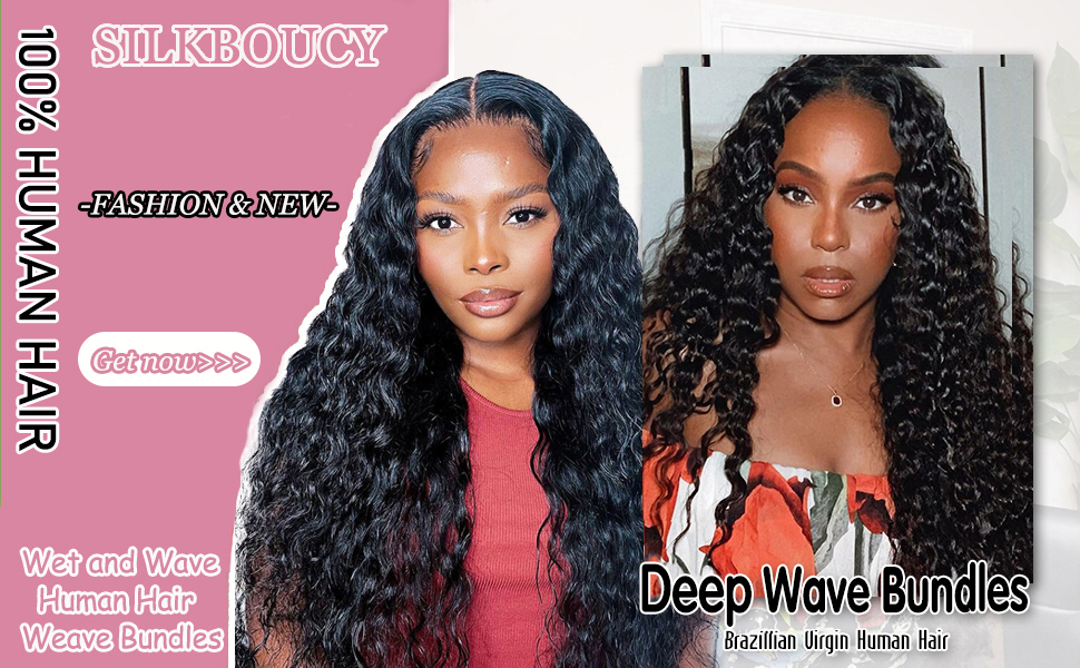 deep wave human hair bundles