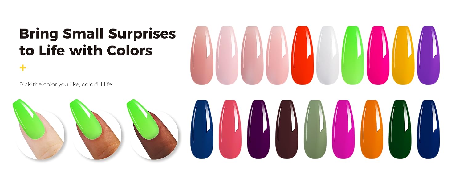 BURANO Gel Nail Polish-66 Amazing Colors