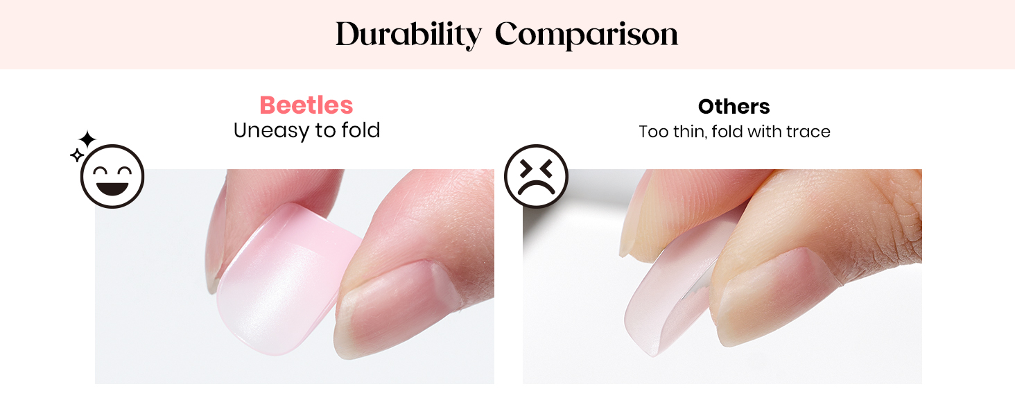 French Tip Press On Nails
