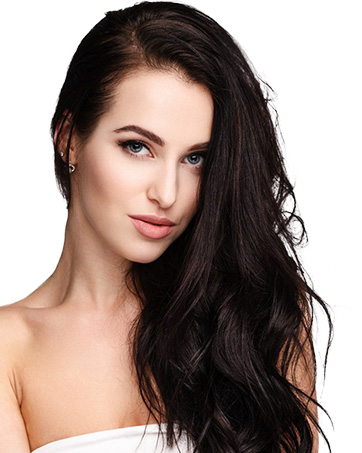 Human hair topper for women with thinning hair