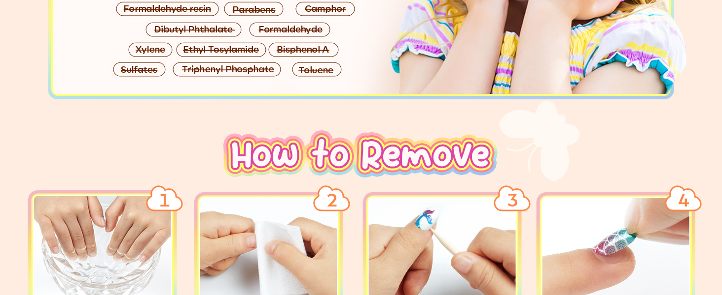 press on nails for kids