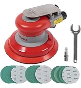 Pneumatic random orbital sander 5-inch light weight palm sander 3/16