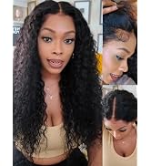 Julia Hair Mixed Curls Water Wave and Jerry Curly Glueless Drawstring Wig Human Hair 7x5 HD Lace ...