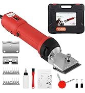 DUCKBOY Heavy Duty Clippers for Thick Coats Animals, 500W Professional Electric Shearing Machine ...