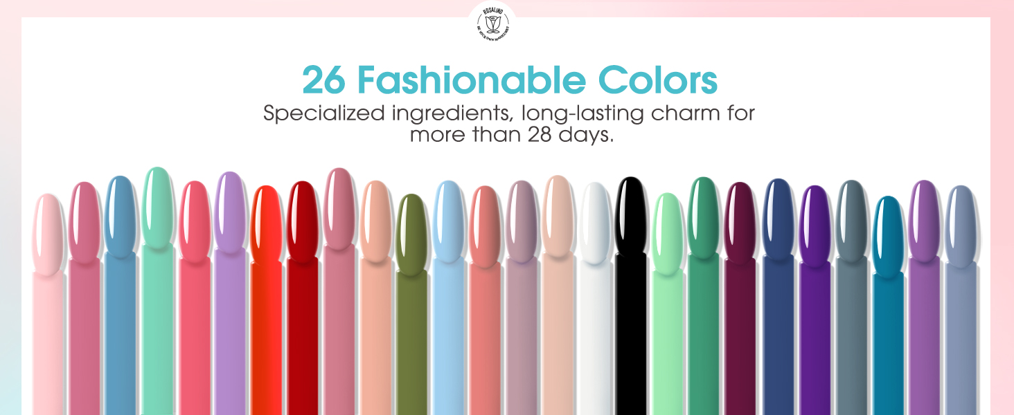 show color gel nail polish