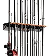KastKing Patented V15 Vertical Fishing Rod Holder – Wall Mounted Fishing Rod Rack, Store 15 Rods ...