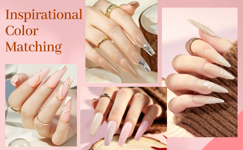 modelones polygel nail kit poly gel colors