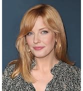 SEVENCOLORS Medium Length Strawberry Blonde Wigs for Women Layered Straight Blonde Wigs with Dark...
