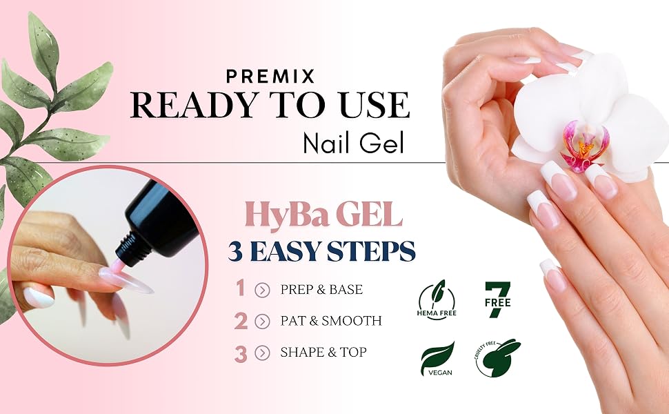 HyBa Beauty Gels ready to use formula