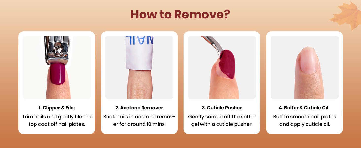 fall gel nail polish