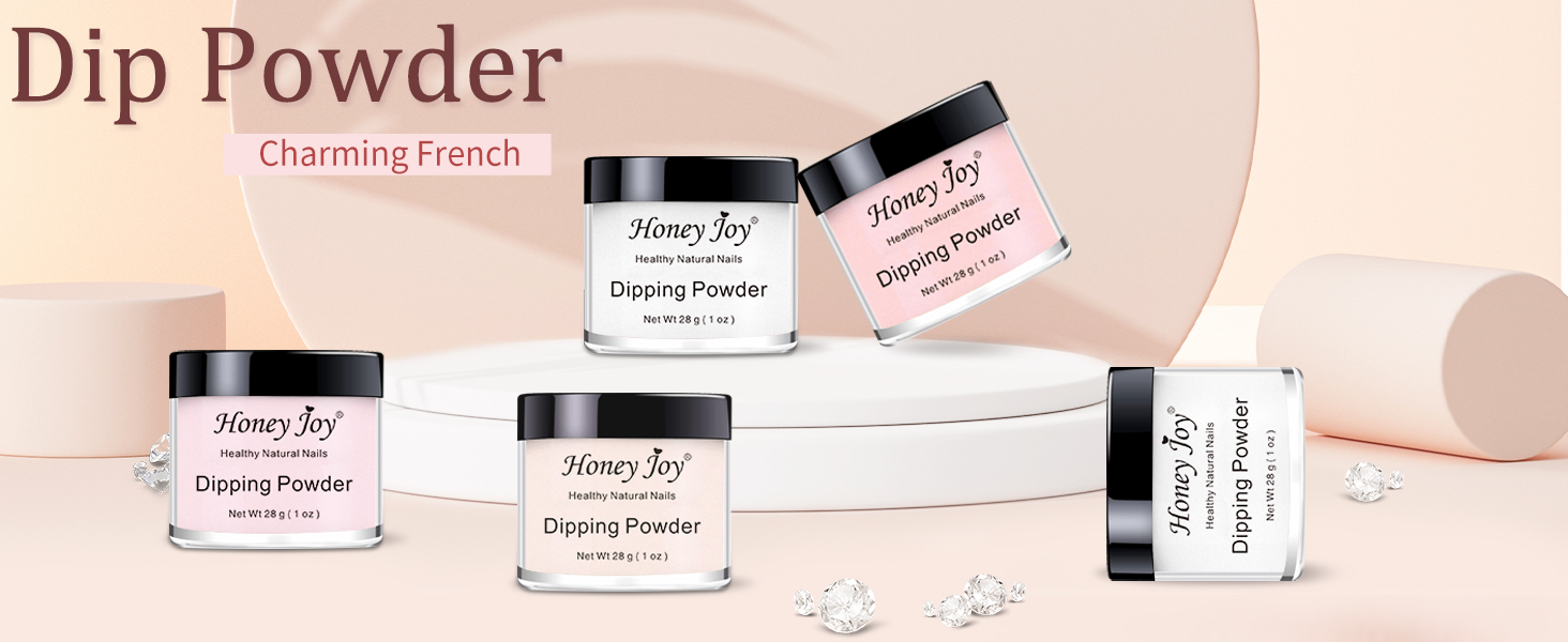 dipping powder starter kit dip colors acrylic nail kit nails nail blue purple pink red honey joy
