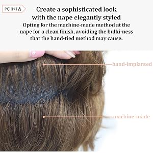 Create a sophisticated look with the nape elegantly styled