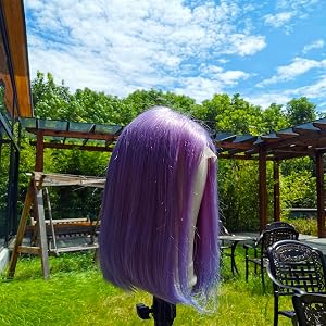Pre plucked natural hairline bob wigs