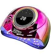 UV Light for Nails Lamp - MIRAGE LAYON with 63 Lamp Beads 4 Timer Setting & Auto Sensor, Professi...