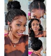 KLAIYI Pre Everything 13x4 Glueless Wig Water Wave Mix Jerry Curly Pre Cut Lace Front Wigs Human ...