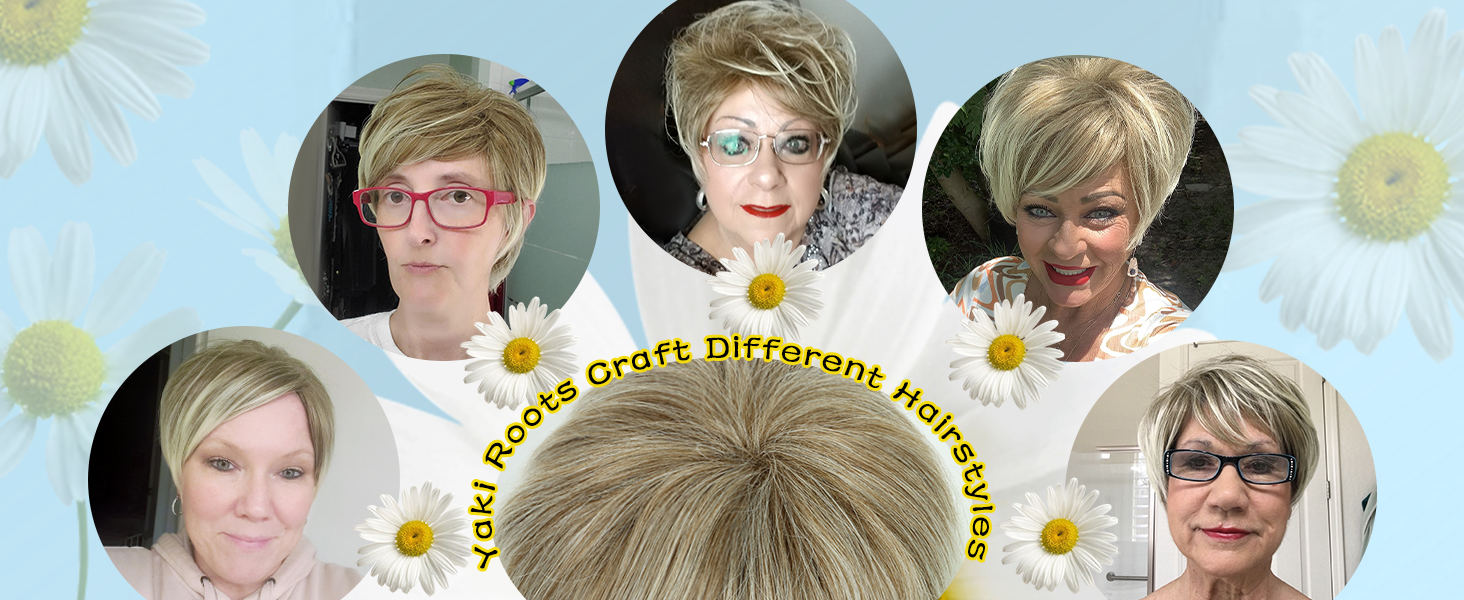 Pixie Cut Wigs with Bangs