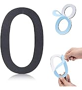 6 Inch Self-adhesive House Numbers,Stainless Steel House Number for Outside,Big Modern House Numb...