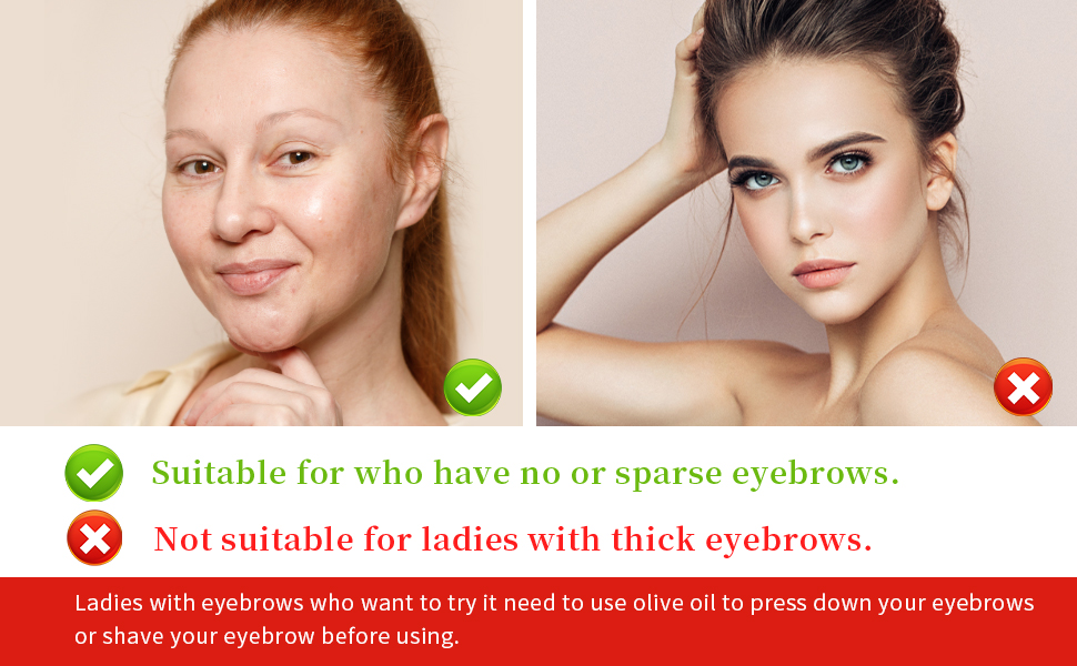 eyebrow tattoo sticker