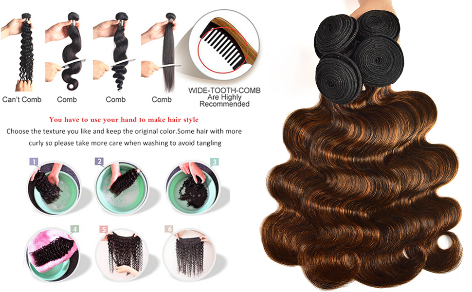  Human hair Body Wave Hair Brazilian Virgin Hair Body Wave 100% Human Hair Extensions
