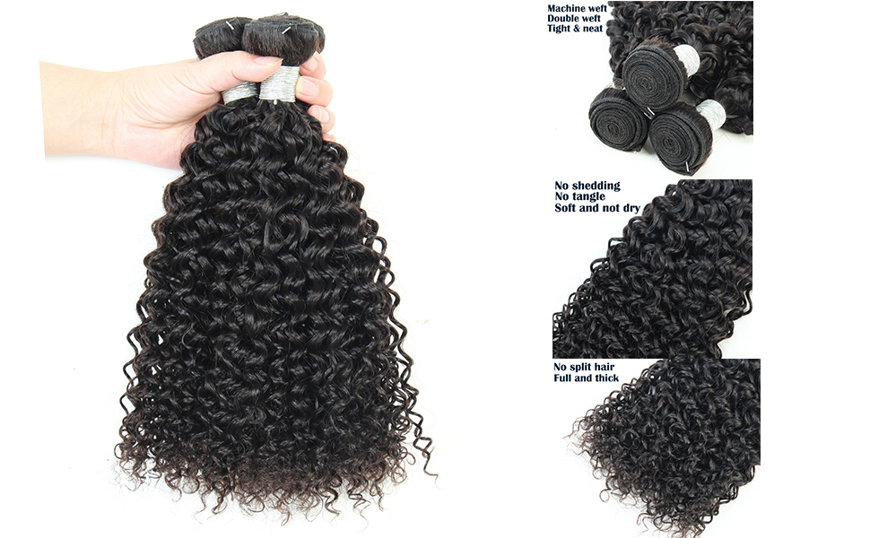 jerry curl human hair bundles