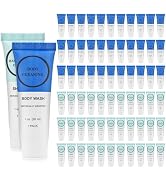 RSQAZQ Travel Size Shampoo and Body Wash Bulk, Individually Wrapped Hotel Mini Shower Gel and Sma...