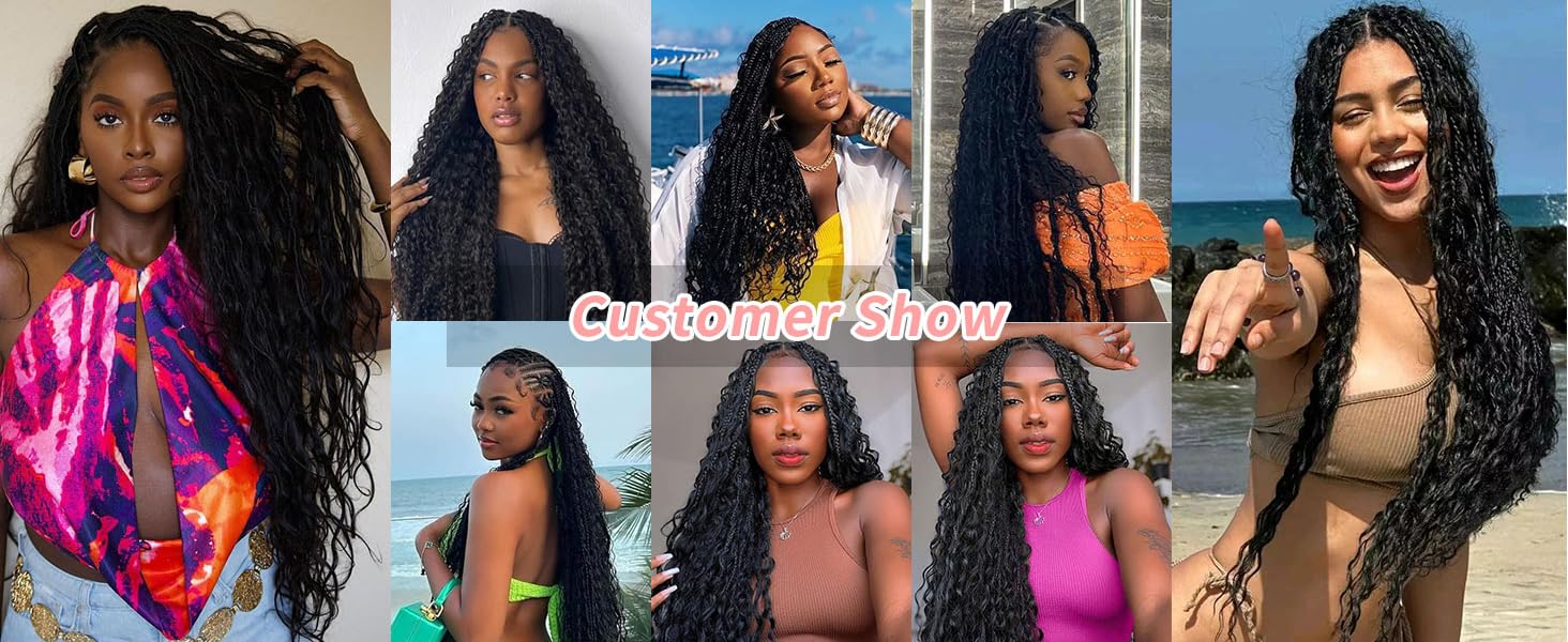 braiding hair human braiding hair for boho human hair curly braiding for hair boho knotless braids