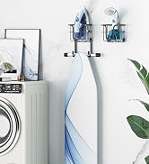 WAYASI Ironing Board Hanger, Over The Door Ironing Board Holder Or Ironing Board Hanger Wall Moun...