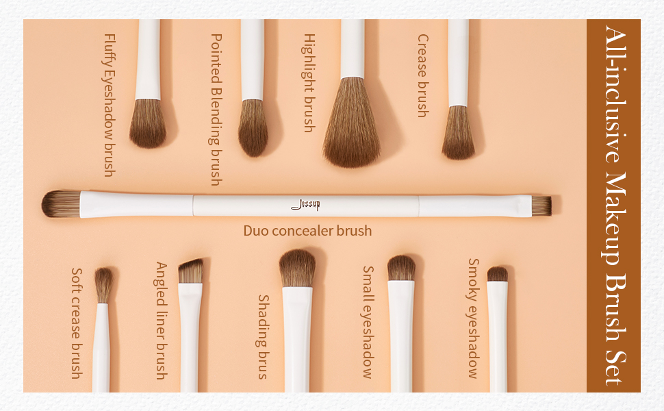 Jessup Eye Makeup Brush Set