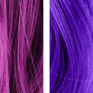 Ombre Rain Hair Swatch Colors