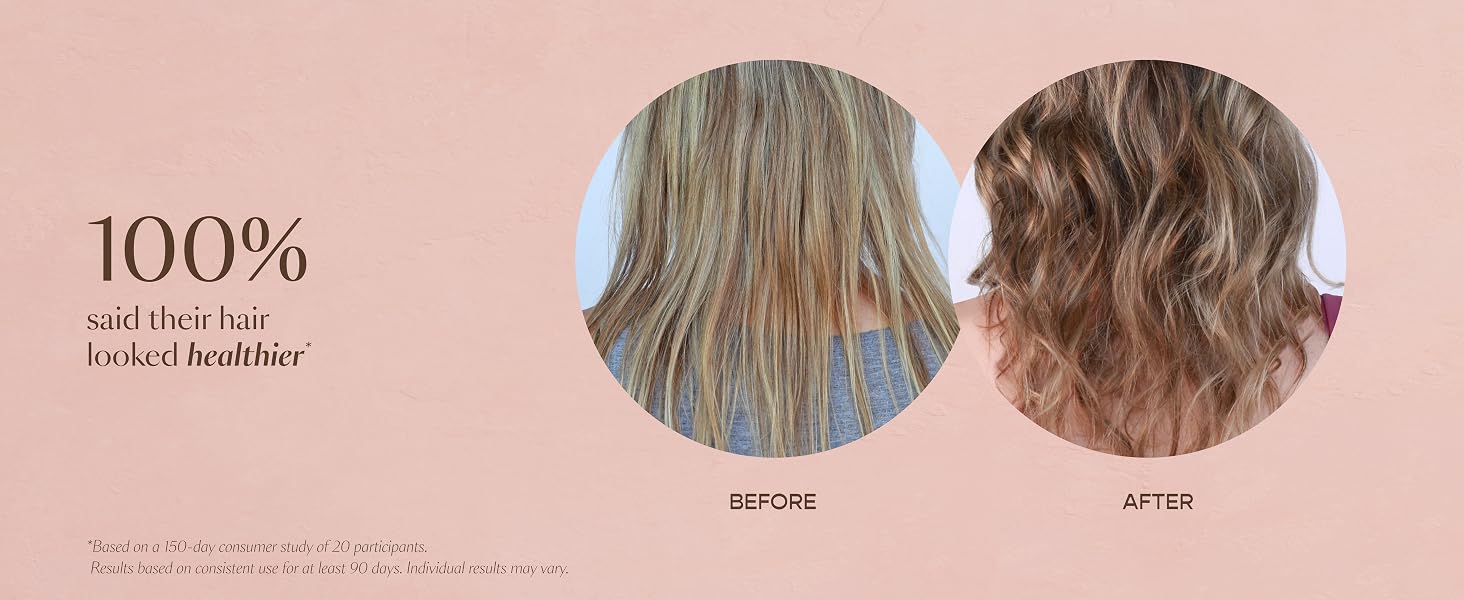 Hair looking healthier