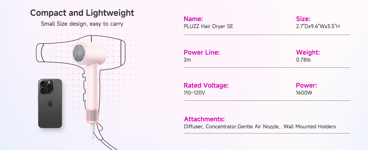 portable hair dryer