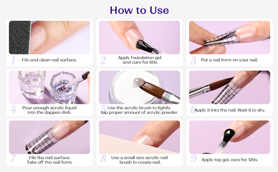 acrylic nail kit