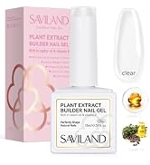 Saviland Clear Builder Nail Gel - 15ml Builder Nail Gel In A Bottle Nail Extension Gel Hard Gel N...