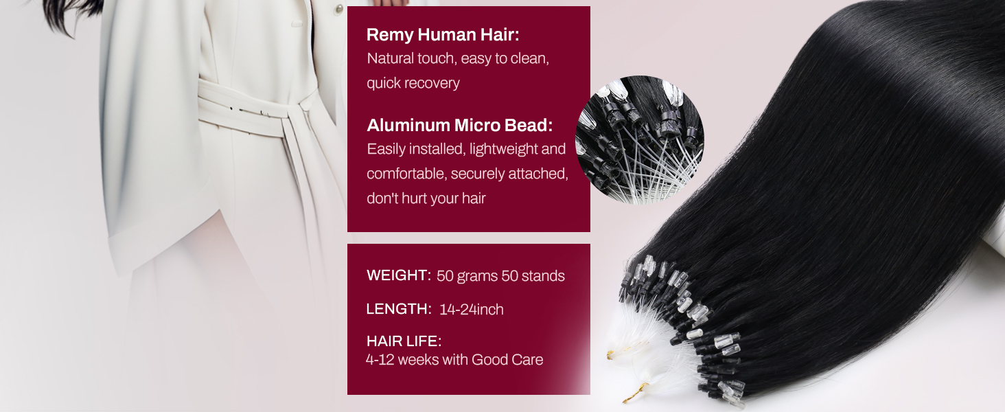 microlink remy human hair extensions jet black straight human hair micro loop human hair extensions