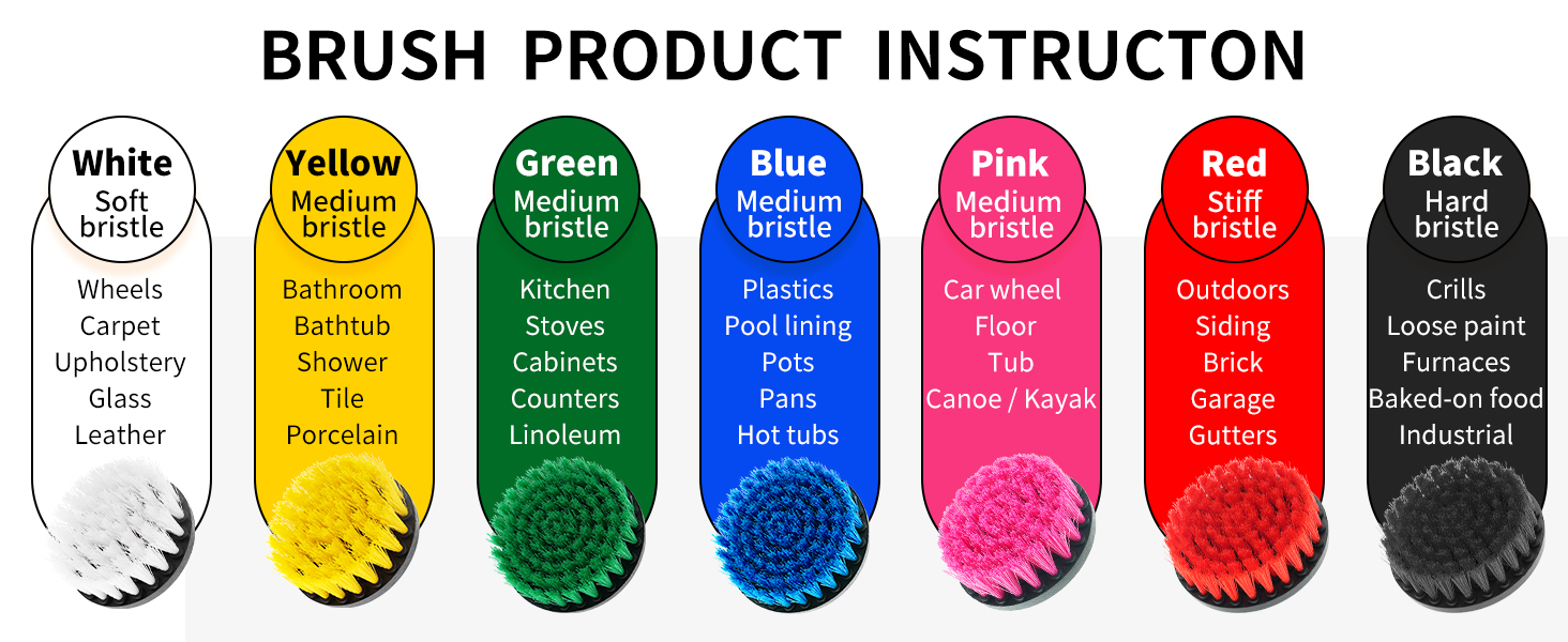 scrub brush for drill