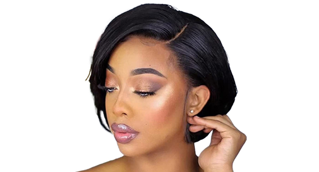 human hair bob wigs for black women