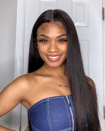 Straight V Part Wig