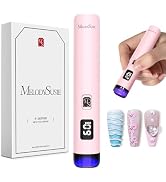 Melodysusie Handheld UV Light for Gel Nails, ART01R Cordless Gel X Nail Lamp Rechargeable with LC...
