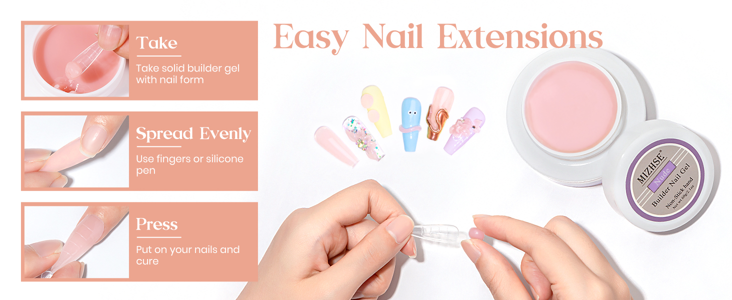 solid builder gel for nails