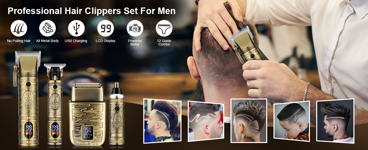 Professional Hair Clippers For Men