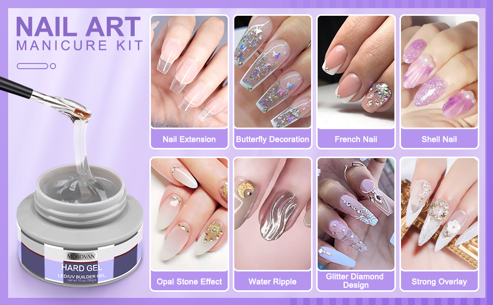 builder gel nail kit hard gel for nails