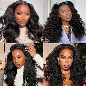 kinky straight lace wig