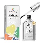 Gel Nail Glue Super Strong: 15ml Nail Glue Gel 6 in 1 for Acrylic Nails Tips and Clear Press on F...