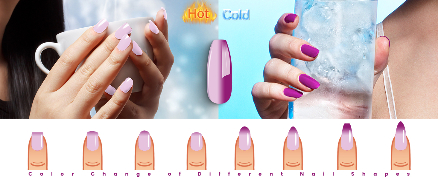 color change gel nail polish