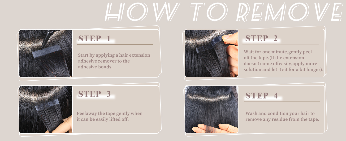 hair extensions real human hair tape in