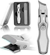 YTD Likomey Beveled Wide Jaw Opening Nail Clippers,Long Handled Toenail Clippers for Thick Nails,...