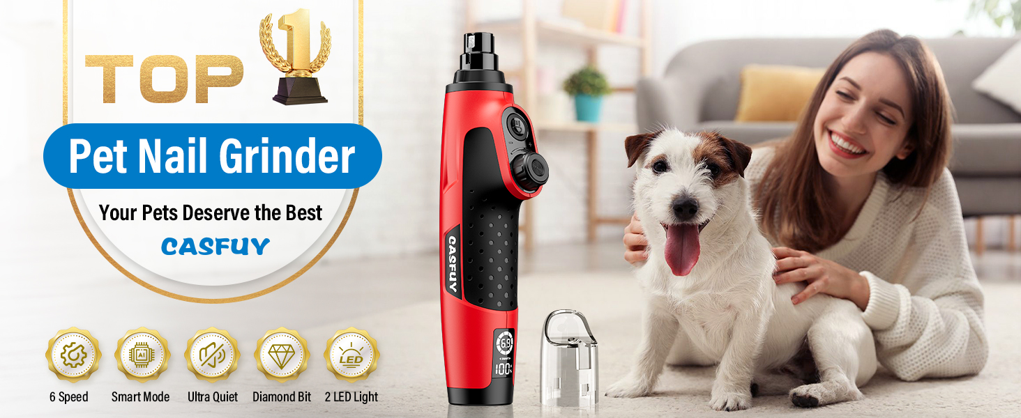 6 Speed pro dog nail grinder